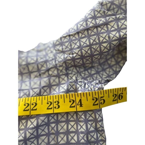 Eddie Bauer Mens Purple & White Geometric Short Sleeve Button Down Shirt Large - Picture 10 of 15